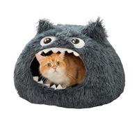 Cat Bed Cave, Washable Cushion Cat Dome Bed Comfortable, Soft Warm Mouth Open Design Nest For Puppy Kitten Small Pet Indoor Home Sleeping Winter Cold Weather