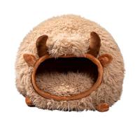 Cat Bed Cave, Yak Shaped Pet Bed, Warm Cat Caves, Washable Cat House Bed, Semi-Enclosed Cat Nest, Tienda de mascotas para mascotas, para perros o camas, tamaño pequeño, tamaño mediano para mascotas,