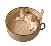 Cat Bed Cup Design - Kitten Sleeping Nest, Cotton Rope Woven Basket, Pet Sleeping Bed for Cats, Comfortable Cat Basket for Bedroom Window Living Room Office Bedside Floor Corner