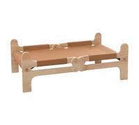 Cat Bed Cushion, Portable Pet Cot, 23.62x14.37x8.27 Inches Raised Animal Furniture, Elevated Lounger for Indoor Patio Beach Garden Lawn Backyard Camp Home Balcony Floor Resting