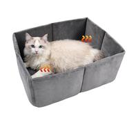 Cat Bed, Indoor Pet Cave, Insulated Sleeping Kennel,18.9x14.57x7.48 Inches, Soft Enclosed Design, Cozy Warmth Shelter, for Kitten Puppy Travel Winter or Outdoor Animal Rest Use