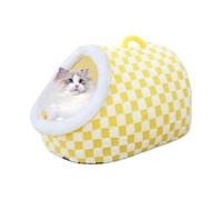 Cat Bed - Kitten Bed | Cozy Cat Cave | Cozy Slipper Cat Bed - Washable Cozy Slipper For Indoor Pets | Slipper Shaped Cat Bed | Soft Calming Pet Sofa Bed | Warm Kitten Bed House with Anti Slip Bottom