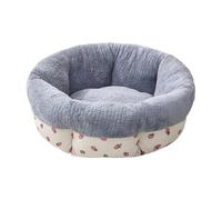 Cat Bed, Little Dog Bed, Soft Cushion for Pet, Indoor Cat Bed with Not lip Bottom, Round Thermal Sleeping Beds for Small Pet, Calming Velvet Cushion, Machine Washable for gatos and Small Dogs