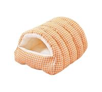 Cat Bed - Pet Nest for Cats, Semi Enclosed Cat Bed, Plush Warm Washable Pet Beds for Kittens, Puppies, and Small Pets | Indoor Sleeping Hideaway for Winter, All-Season Use, Plush Lined Pets Nest