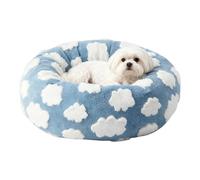 Cat Bed, Plush Sleeping Nest with Soft Cushion, Rest Spot for Pets, Anti Slip Base Design, Warm Comfort Feature, Indoor Tool, Home Accessory for Bedroom and Living Room 19.69x19.69x7.48 Inches