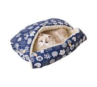 Cat Bed, Warming Cat Bed, Plegable Invierno Sleeping Nest, Warm Dog Beds, Winter Sleeping Bag for Indoor Cats for Indoor Puppy Animal Living Room Bedroom Balcony Apartment