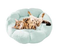 Cat Beds For Indoor Cats, Soft Warm Cat Beds Flower Cat Cave, Calming Plush Pet Beds Washable Cat Nest Small Cats & Indoor Dogs, Comfortable and Cozy Bed For Pets