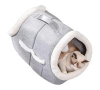 Cat Beds for Indoor Cats, Winter Cat House, Covered Cat Bed, Semi-Closed Cat Bed, Warm Cat Cave, Indoor Cat House, Pet Bed for Cats, Cozy Cave Nest, Cat Bed with Side Pocket, Kitten Cave Bed