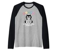 Cat Bingo Porque el Asesinato está Mal Camiseta Manga Raglan