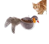 Cat Bird Toy Flapping, Flapping Wings Chirping Bird, Realistic Bird Cat Toy, Automatic, Super Soft, Interactive Flying Bird Toy for Indoor Cats, Exercise, Play, Entertainment for Cats, Bird Toy