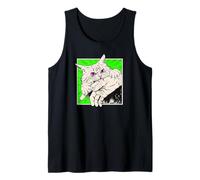 Cat Bite Anime Manga Meme Marco 3D - Arte Cómico Japonés Camiseta sin Mangas