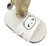 Cat Board de rasguños, almohadillas para rasguños de gato | Pet Gatty Board con zapatillas | Lindos juguetes de gato interactivos para mascotas de patrón de panda para gatitos pequeños, medianos y gra