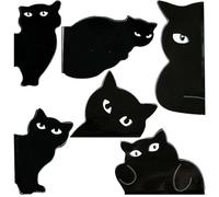 Cat Bookmark - Cat Magnetic Bookmark | Magnet Bookmarks Clips | Book Marks Clips Cats Shaped | Pet Magnet Book Markers for Kid Students Teacher Reading Supplies Stocking