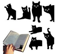 Cat Bookmark - Cat Magnetic Bookmark | Magnet Bookmarks Clips | Book Marks Clips Cats Shaped | Pet Magnet Book Markers for Kid Students Teacher Reading Supplies Stocking