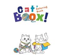 Cat Boox - Cat Coloring Book for Kids Ages 3-7 | 100+ Big Pages | Cute Kittens, Bold Outlines, Single-Sided Printing