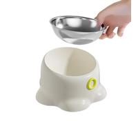 Cat Bowl - Dog Bowl | Pet Feeder | Raised Pet Bowl, Pet Cat Water Food Tilted Feeding Bowl, Elevated Pet Bowl with Prevent Tipping Stable Base for Backyard, Bedroom - Tilted Pet Bowl