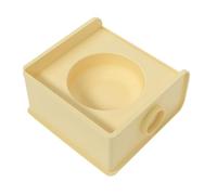 Cat Bowl Rack, Spliceable Cat Food Bowl, Elevated Cat Accessories, Pet Cage Bowls, Square Promotes Healthy Eating For Dog, Puppy, Cat, 7.8x7.48x3.94 Inches
