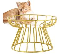 Cat Bowls - Cat Food Bowls | Elevated Cat Bowls | Cat Bowl with Metal Stand, Anti Vomiting Ceramic Raised Cat Bowls Whisker-Friendly Elevated Cat Feeder Bowl Stand, Water Bowl For Cats