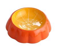 Cat Bowls - Fruit Pattern Ceramic Pet Feeding Dish | Nonslip Cat Feeding Bowls, Ceramic Raised Feed Station, Elevated Feline Feeder Dish for Travel Apartment Home Kitchen Bedroom Dining Area