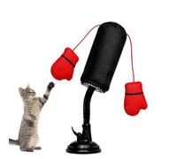 Cat Boxing Toy, Interactive Punching Bag with Suction Cup Base (1pcs)