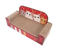 Cat Britather Lounge Bed, Papel Corrugado de Papel de Scratch Gato, Reemplazo Cómoda Densidad Alta Densidad para Jugar (L (330 x 184 mm / 12.99 x 7.24in))