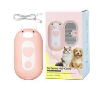 Cat Brush, Anti Static Grooming Comb Tool, Water Activated Cleaning with Deep Care Function, Soft Silicone Bristle Skin Build, Pet Spa Brush Modern Design, Cat Grooming for Shedding