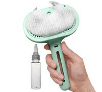 Cat Brush, Pet Steamer, Hair Removal Tool, Self Cleaning Misting Design, Ergonomic Grip with Water Tank, Grooming Home Travel Use, 8.31x4.72x1.97 Inches, 226g, 1 Piece, 200mah