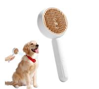 Cat Brush Shedding, Dog Brush with Release Button, 7,8 x 3,35 x 2,05 in Pet Grooming Supplies, Spray Hair Removal Comb for Long and Short Haired Pets, Effective Care Tool