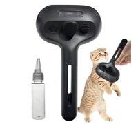 Cat Brush with Steam - Self-Cleaning & Rechargeable | Gentle Grooming and De-matting Tool for Cats & Dogs, Ergonomic Handle, 35 ml Tank, USB-C