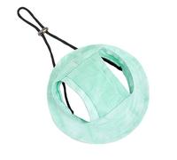Cat Bucket Hat, Adjustable Pet Sun Cap, Soft Visor with Ear Holes for Kitten Puppy Comfort, Outdoor Sport Walking Beach Hiking Climbing Park Travel and Road Adventures, 13.78x13.78 Inches