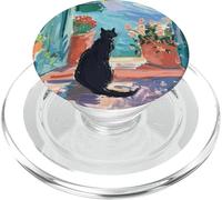 Cat by The Window Soft PopSockets PopGrip para MagSafe