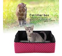 Cat Caja de Plegable Pet Wart Ban Al Aire Libre Plegado para Viajar (Azul) BLE para Viajar Cat Litter Bolding Pet Litters Presting Wathoilet Boxcat Toillepleable (#2)