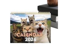 Cat Calendar 2026-2026 Calendar Uk | Cat Calendars 2026s | Cats Lovers Calendars | 12 Months Scheduling Vertical | Months Holidays Reminder Vertical For Adults Kids