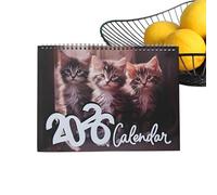 Cat Calendar, 2026 Kitten Wall Planner, 11.02x8.46 Inches Cute Cat Art Design, Tear Resistant Pages, Funny Monthly Schedule Organizer for Friends, Family, Home, School, Daily Life Organization