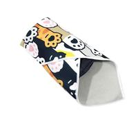 Cat Calm - Alfombrilla de cuidado autoadherente, ayuda de aseo para mascotas, accesorio de envoltura calmante, control antiarañazos, gato autoadherente con diseño cómodo para bañarse, uso recortado