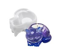 Cat Candle Mold Silicone - 10x8.2x5.8 cm Flexible Casting Design, Resin Cement Clay Mould | Craft Tool Ideal Candlestick Making Holiday Wedding Dining Coffee Table Decor Use