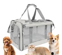 Cat Carrier - 46x30x30cm BreathableCats Travel Tote, Soft Sided Washable Pet Carrier, Privacy Protection Design For Camping Airplane Car Outdoor Travel Hospital