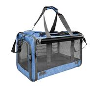 Cat Carrier - 46x30x30cm BreathableCats Travel Tote, Soft Sided Washable Pet Carrier, Privacy Protection Design For Camping Airplane Car Outdoor Travel Hospital