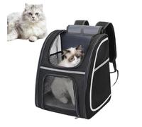 Cat Carrier Backpack - Mochila de gato | Breathable Soft Reflective Strip Dog Travel Pouch For Safety, Car Rides, Hiking, Air Travel, Outdoor Adventures, For Storing Toys And Snacks
