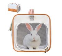 Cat Carrier Bag, Cat Transport Carrier, Breathable Mesh Fabric, Durable, Lightweight, Portable, for Puppies, Small Animals, Kittens, Ferrets, Rabbits, 9.06x12.6 Inches