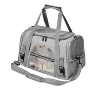 Cat Carrier Bag l Portable Cat Travel Bag l Soft-Sided Cat Carrier l Pet Carrier Bag l Comfortable Cat Tote Bag Easy to Carry & Convenient Design for Your Furry Friends