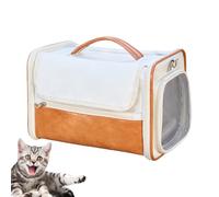 Cat Carrier Bag, Pet Transport Carriers, 9.06x12.6in Comfort Small Animals, Breathable Mesh Fabric Soft-Sided, Lightweight and Secure for Travel, Vets, and Outdoor Adventures