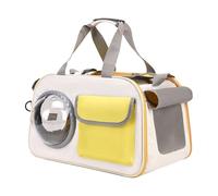 Cat Carrier, Bubble Window Kitten Bag, Breathable Travel Backpack Cats, Comfortable and Secure Pet Carrier for Camping Hospital Hiking Motorcycle Car Adventure Airplane School Outdoor Use