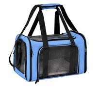 Cat Carrier, Lightweight Cat Carrier for Kittens, Breathable Pet Carrying Bag for Small Cats and Dogs, Foldable Small Pet Carrier Bag for Convenient and Comfortable Travel