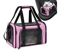 Cat Carrier, Pet Travel Kitten Carrier, Breathable Small Pet Carriers for Small Cats and Dogs, Foldable Pet Carrier Bag, Portable Travel Carrier for Pets, Safe, Comfortable Design