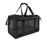 Cat Carrier - Portable Pet Travel Bag for Cats and Small Animals | Breathable Mesh with Soft Cushion Interior, Lightweight Foldable Design, Secure Zipper Closure for Home Trips or Outdoor Travel