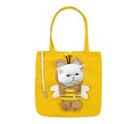 Cat Carrier Pouch - Cute Cartoon Pet Shoulder Bag, Portable Pet Outdoor Carrier | Soft Breathable Travel Pouch for Cats, Puppies, Small Pets | Ideal para Airplane, Hiking, Camping, Interior Use