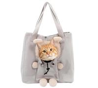 Cat Carrier Purse Bag - 13.78 pulgadas de de alta de lado suave | Breathable Pet Travel Carrier for Vet, Airplane, Car, Shopping, and Daily Urban Outing Use