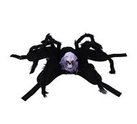 Cat Cat Halloween Spider Spider Diseño Funny Diseño Atentable Simulación Atentable Ajustable Copa de Mascotas para la Fiesta de Halloween (S)