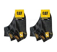 CAT Caterpillar 6 pares de zapatillas de trabajo WORK SNEAKERS de trabajo, calcetines en tallas 39-50, 6 Pares Gris, 47-50